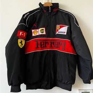 F1 Ferrari Vintage Racing Jacket Formula 1